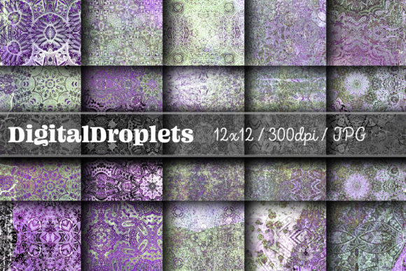 Boho Geom Papers Vol. 124: A Designer's Textured Toolkit