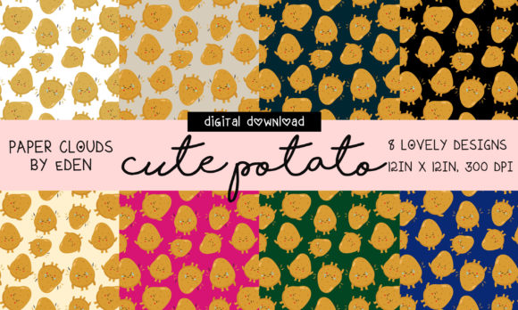 Cute Sad and Happy Potato Pattern: A Designer's Guide