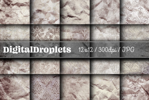 Elevate Your Designs with Golden Damask Dust Vol. 42