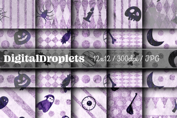 Elevate Your Gothic Designs with Halloween Papers Vol. 17