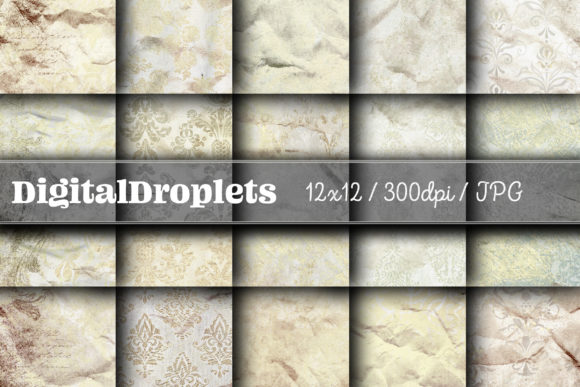 Golden Damask Dust Vol. 39: Vintage Elegance for Modern Design
