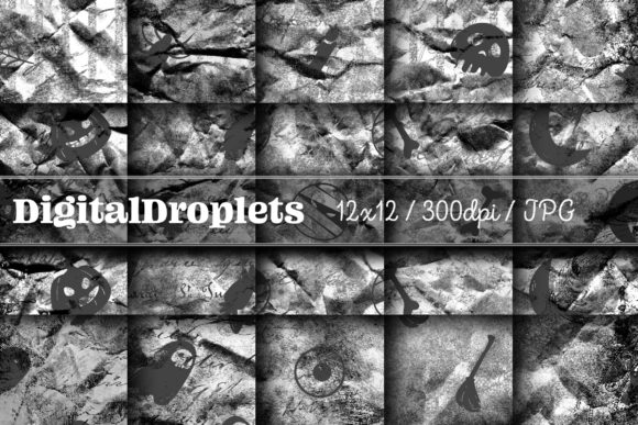 Halloween Goth Vol. 25 | Collection: Vintage Textures for Modern Design