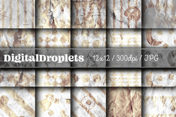 Halloween Papers Vol. 23: Gothic Textures for Design