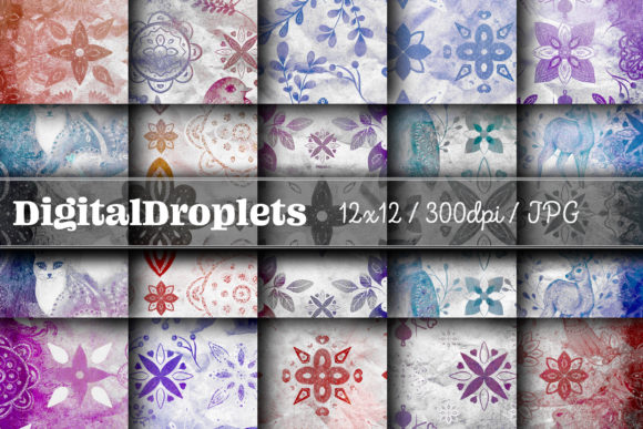 Nordic Christmas Vol. 6: Vintage Textures for Modern Design