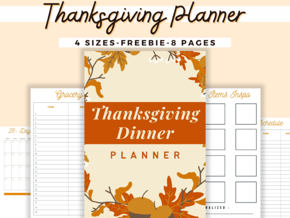 Streamline Your Feast: The Ultimate Thanksgiving Planner & Meal Organizer