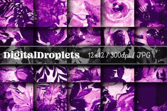 Vintage Flowers Vol. 8: A Designer's Gothic & Grunge Paper Set